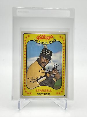 #ad 1981 Kellogg#x27;s Willie Stargell Baseball Card #11 NM Mint FREE SHIPPING $1.95