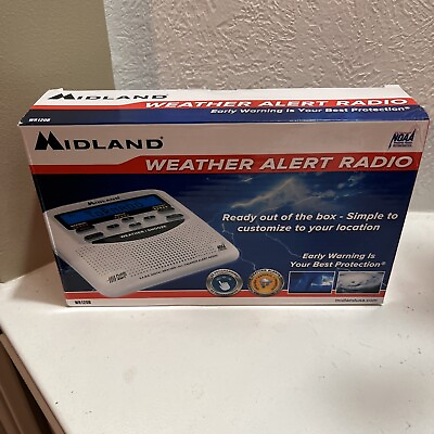 #ad Midland WR 120B Emergency NOAA Weather Alert Radio with Alarm $14.40