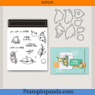 #ad Cute Cartoon Sweet Peas Z7068 Stamps Metal Cutting Dies DIY Scrapbooking Cards $15.88