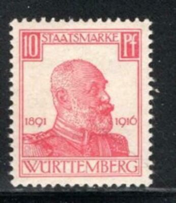 #ad GERMANY GERMAN WURTTEMBERG WUERTTEMBERG STAMPS MINT HINGED LOT 854F $2.25