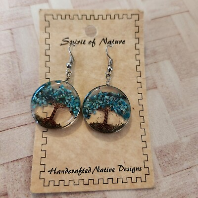#ad Spirit of Nature tree of life earrings acrylic fashon earrings $18.99