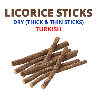 #ad 100 % Natural Dry Organic Turkish Licorice Root Sticks $6.95