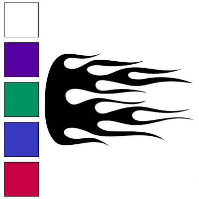 #ad Fire Flames Vinyl Decal Sticker Multiple Colors amp; Sizes #7262 $7.95