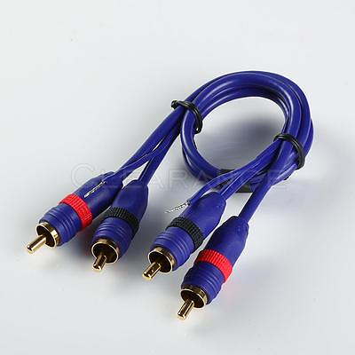 #ad 1ft 1#x27; HIGH PERFORMANCE DIRECTIONAL BALANCE RCA 2 Male to Male Audio Cable $13.21