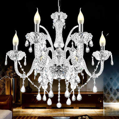 #ad Elegant Modern Crystal Chandelier Pendant Light Fixture Glass Ceiling Lamp $72.89