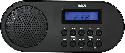 #ad RCA NOAA Emergency Weather Alert Radio with AM FM Radio Digital Clock amp; Alarm $29.99