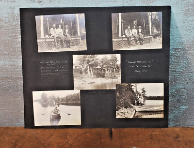 #ad Antique 1921 Camp Inniscarra Otter Lake NY Photos Vintage Snapshots $24.95