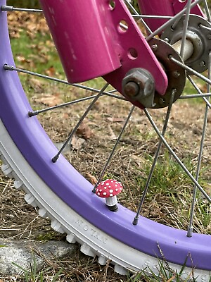 #ad Mushroom Schrader Valve Caps 3D Print Car Bicycle Home Auto Tire Stem Kid Adult $8.99
