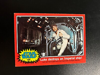 #ad 1977 Star Wars #120 Luke Destroys an Imperial Ship $3.00