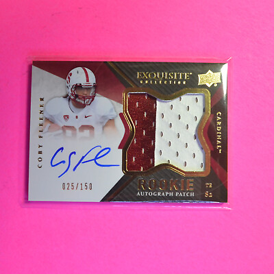 #ad 2012 Exquisite Collection 150 Coby Fleener #132 RPA Rookie 2clr Patch Auto RC $29.99