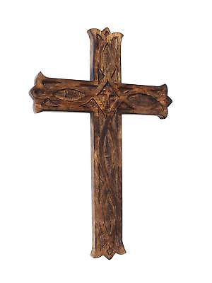 #ad #ad Jesus Christ Cross Wooden Crucifix for Wall Church Chapel Decoration 10quot; Brown $18.99