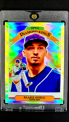 #ad 2019 Panini Donruss Optic Diamond King Silver Prizm 3 Blake Snell Tampa Bay Rays $2.37