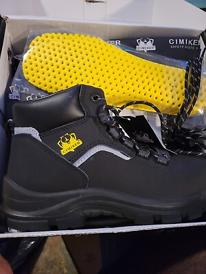 #ad Cimiker Safety Boot Steel Toe Size 8 $59.99