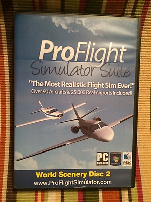 #ad ProFlight Simulator Suite Disc 2 World Scenery Pack $4.64