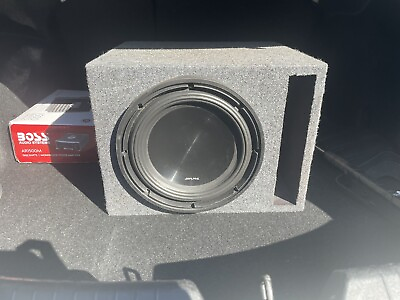 #ad Alpine SWT 10S4 1 Way 10in. Car Subwoofer Boss Amp $150.00