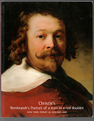 #ad REMBRANDT#x27;S Portrait of a man in a Red Doublet CHRISTIE#x27;S 2001 $19.99