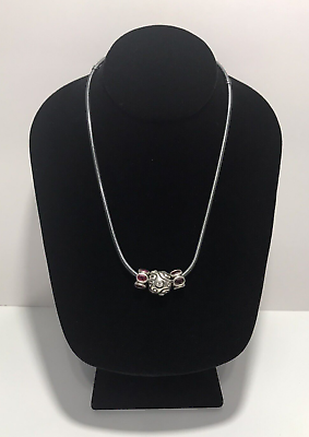 #ad Authentic Pandora Necklace With Pandora ALE 925 Beads $199.95