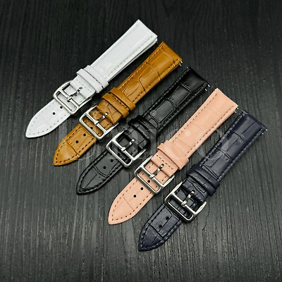 #ad 16 22MM Watch Band Strap Genuine Leather Alligator Quick Released Fits for Omega $12.99
