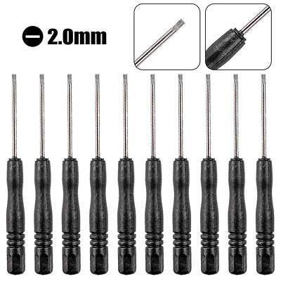 #ad Cross and Slotted Screwdriver Set 10Pcs Mini Tools for Small Item Disassembling $7.85