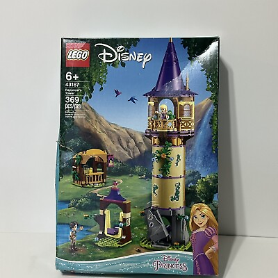 #ad LEGO #43187 RAPUNZEL’S TOWER 369 Pieces Disney Princess NEW Damaged Box $64.99