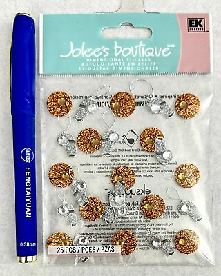 #ad Rhinestone Basketballs and whistles Scrapbooking Card Stickers NEW Jolee#x27;s $1.99