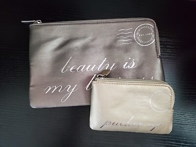 #ad BCBG Maxazaria Clutch Bag Duo. GOLD and SILVER Bags New Without Box $23.99