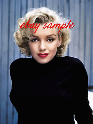 #ad MARILYN MONROE COLOR PHOTO Hollywood 1950#x27;s Movie Star Actress $7.99