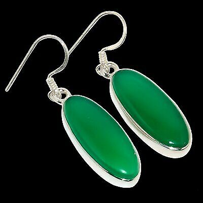 #ad Natural 925 Solid Sterling Silver Onyx Gemstone Handmade Earring S 1.46quot; w203 $16.45