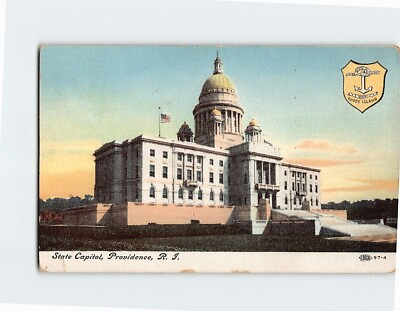 #ad Postcard State Capitol Providence Rhode Island USA $29.95