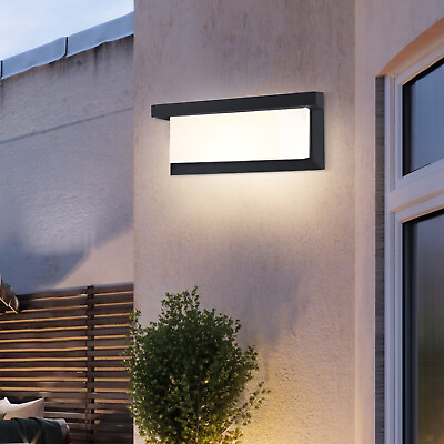 #ad Modern Wall Sconce Lamp Outdoor LED Porch Wall Light Fixture Exterior Waterproof $15.04