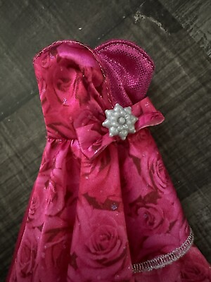 #ad EUC 2013 Barbie Fairytale Birthday Princess dress Roses 🌹 BCP32 $15.00