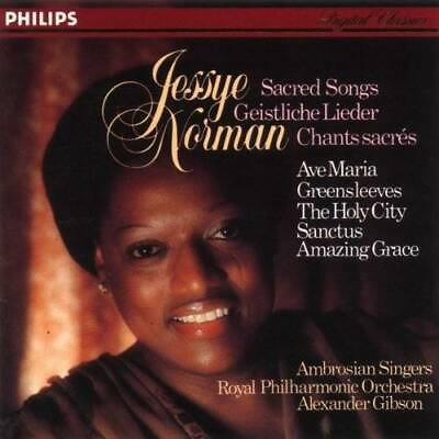 #ad Jessye Norman Sacred Songs Ave Maria Amazing Grace etc.. VERY GOOD $6.46