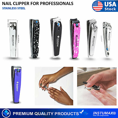 #ad Professional Toe Nail Clippers For Thick Hard Nails Cutter Stainless Steel $6.38