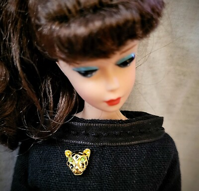 #ad Doll Pin Brooch Barbie Repro Vintage Silkstone FR Fashion Royalty Poppy Parker $7.00