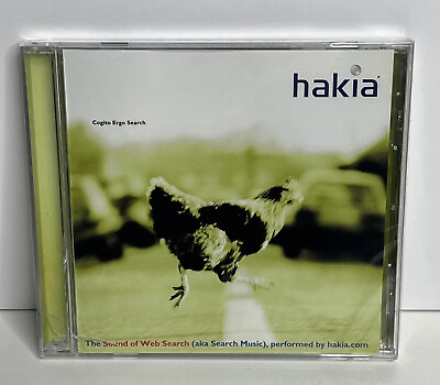 #ad Hakia The Sound Of Web Search Aka Search Music CD New Sealed $8.99