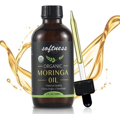 #ad Moringa Oil USDA Certified Organic 100% Pure Cold Pressed 4oz $12.50