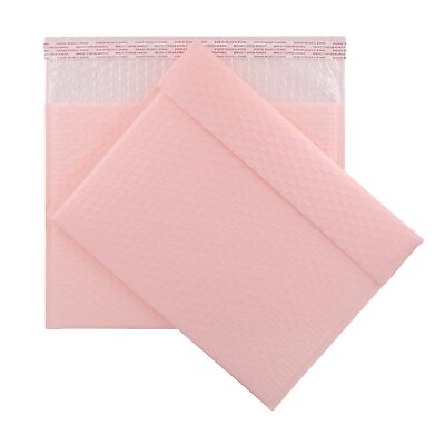 #ad 13x10quot; Side Opening Light Pink Bubble Mailers 25 Pack $39.88