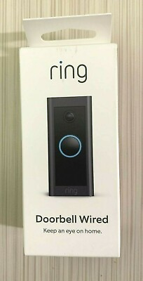 #ad 🔥✳️✳️ Ring HD Smart Video Doorbell Wired ✳️✳️ Black 🔥 ✳️✳️ Open Box ✳️✳️ 🔥 $28.95