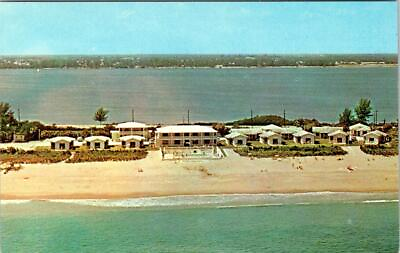 #ad Riviera Beach FL Florida MacDONALD#x27;S SINGER BEACH VILLAS Roadside Motel Postcard $5.05