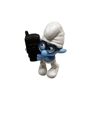 #ad Smurfs Smurf BRAINY Figure McDonald’s Toy Figurine $3.25