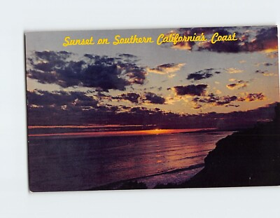 #ad Postcard Beautiful Sunset on Southern California#x27;s Coast California USA $6.97