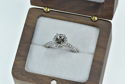 #ad 14K 5mm Round Diamond Engagement Setting Ring White Gold *23 $280.46