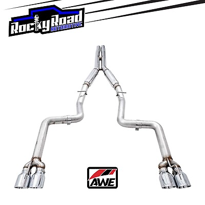 #ad AWE Track Edition Exhaust For 15 23 Dodge Challenger Hellcat Scat Pack Quad Tips $1645.00