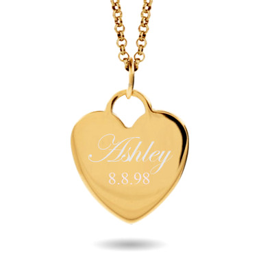 #ad Personalized Name Heart Necklace Engraving Monogram Necklace for Woman $18.99