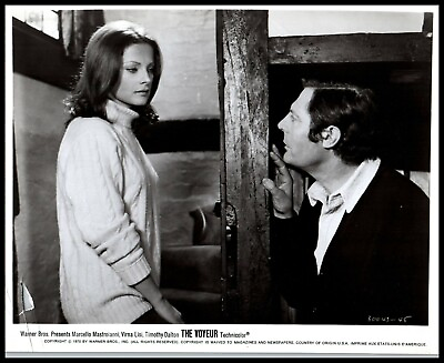 #ad Virna Lisi Marcello Mastroianni in The Voyeur 1970 ORIGINAL PHOTO M 30 $16.00
