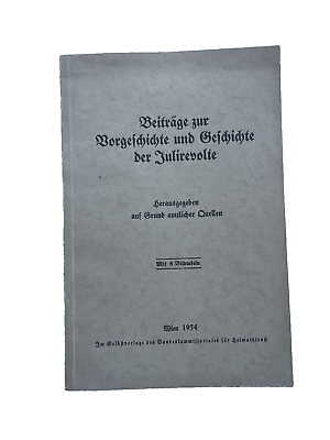 #ad Wien 1934 book Beiträge Julirevolte illustrations Austria $25.00