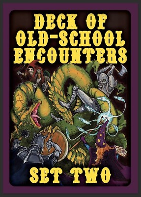 #ad Deck of Old School Encounters Set 2 Philip Reed 2024 Brand New $22.95