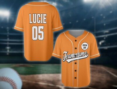 #ad Personalized Unisex Jersey with Your Team Name amp; Number Custom Text Athletic $34.55