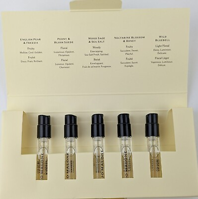 #ad Jo Malone Cologne Discovery Collection 1.5ml x5 Vials Assorted Set $21.95