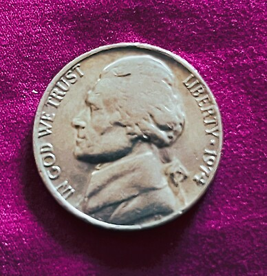 #ad 1974 Nickel No Mint Mark $95.00